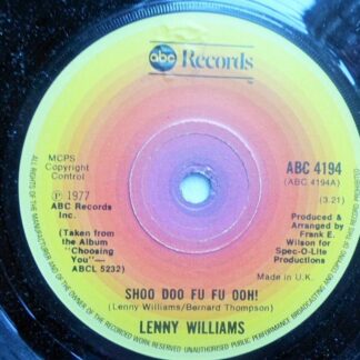 Lenny Williams Shoo Doo Fu Fu Ooh 7" ABC ABC4194 EX 1977