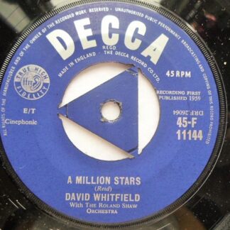 David Whitfield A Million Stars 7" Decca F11144 EX 1959