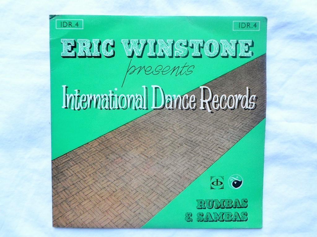 Eric Winstone Rumbas And Sambas EP International Dance Records IDR4 EX/VG 1967 picture sleeve, there is handwritten number on label