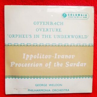 George Weldon Offenbach Ippolitov-Ivanov EP HMV SED5552 EX/VG 1950s picture sleeve