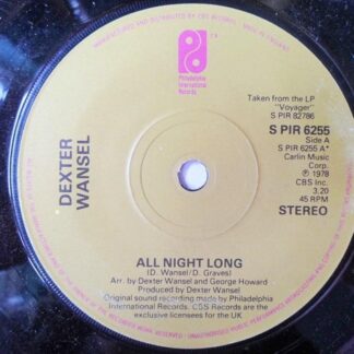 Dexter Wansel All Night Long 7" Philadelphia SPIR6255 EX 1977