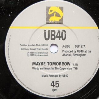 UB40 Maybe Tomorrow 7" DEP DEP27 EX 1987