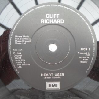 Cliff Richard Heart User 7" EMI RICH2 EX 1984
