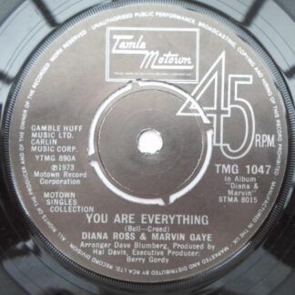 Diana Ross & Marvin Gaye You Are Everything 7" Tamla Motown TMG1047 EX 1970s b-side by Marvin Gaye & Tammi Terrell