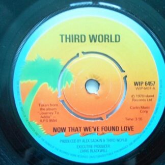 Third World Now That We've Found Love 7" Island WIP6457 EX 1978