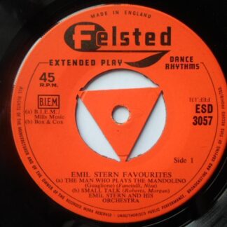 Emil Stern Emil Stern Favourites EP Felsted ESD3057 1950s RECORD ONLY - sleeve is missing
