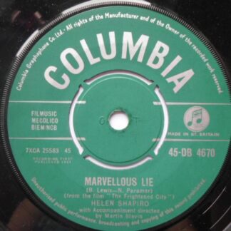 Helen Shapiro Marvellous Lie 7" Columbia DB4670 VG 1961