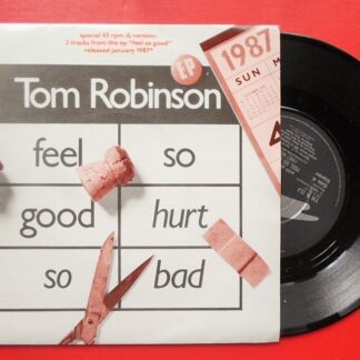 Tom Robinson Feel So Good 7" Castaway TR5DJ EX/EX 1987 picture sleeve, DJ copy