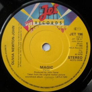 Olivia Newton John Magic 7" Jet JET196 EX 1980
