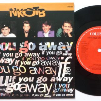 New Kids On The Block If You Go Away 7" Columbia 6576667 EX/EX 1991 picture sleeve, made in Holland