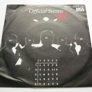 M Official Secrets 7" MCA 102509 EX/VG 1980 picture sleeve, German pressing