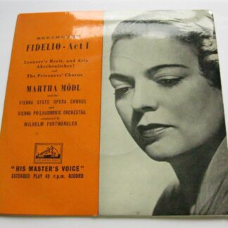 Martha Modl Fidelio Act I EP HMV 7ER5069 EX/EX 1950s picture sleeve