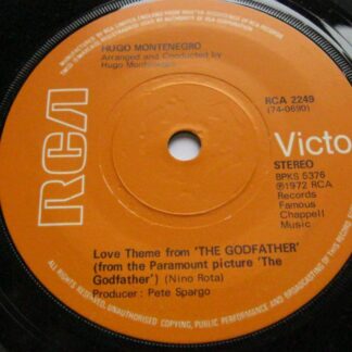 Hugo Montenegro Theme From The Godfather 7" RCA Victor RCA2249 EX 1972