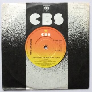 Neil Diamond The American Popular Song 7" CBS SCBS7408 EX 1978 side one label is a bit rubbed, there is handwritten number on label and 2mm drill hole in label rim