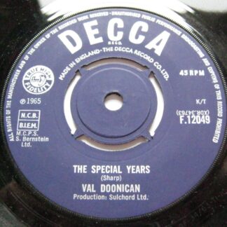 Val Doonican The Special Years 7" Decca F12049 EX 1965