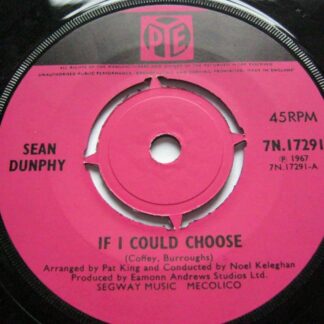 Sean Dunphy If I Could Choose 7" Pye 7N17291 EX 1967