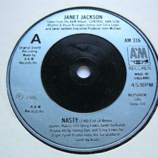 Janet Jackson Nasty 7" A&M AM316 EX 1982
