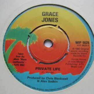 Grace Jones Private Life 7" Island WIP6629 EX 1980