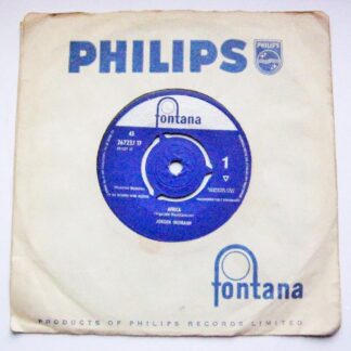 Jorgen Ingmann Africa 7" Fontana 267237TF VG 1962
