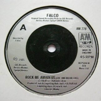 Falco Rock Me Amadeus 7" A&M AM278 EX 1985