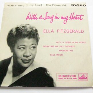 Ella Fitzgerald With A Song In My Heart EP HMV 7EG8503 EX/EX 1950s picture sleeve