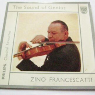 Zino Francescatti The Sound Of Genius EP Philips ABE1060 EX/EX 1950s picture sleeve