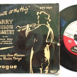 Harry Edison Sweets At The Haig EP Vogue EPV1031 VG 1950s centre is pushed out, picture sleeve is only in GOOD condition it has two closed tears