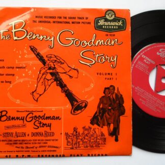 Benny Goodman The Benny Goodman Story Vol 1 Part 1 EP Brunswick OE9220 EX/EX 1956 picture sleeve, sleeve dated May 56"