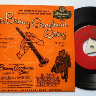 Benny Goodman The Benny Goodman Story Vol 1 Part 1 EP Brunswick OE9220 EX/EX 1956 picture sleeve, sleeve dated November 56"