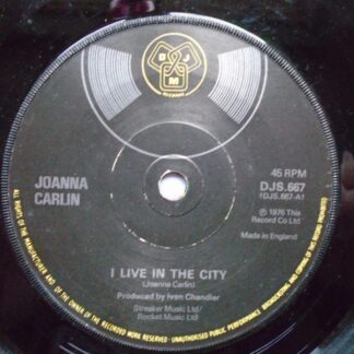 Joanna Carlin I Live In The City 7" DJM DJS667 EX 1976