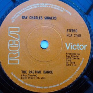 Ray Charles Singers The Ragtime Dance 7" RCA Victor RCA2460 EX 1974