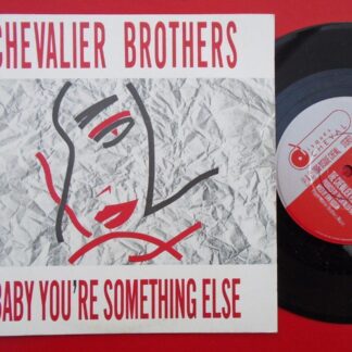 Chevalier Brothers Baby You're Something Else 7" Disques Cheval DCG01 EX/EX 1986 picture sleeve