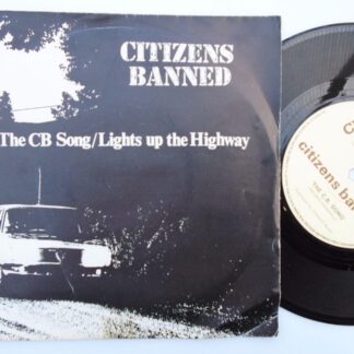 Citizens Banned The CB Song 7" Chestnut CHER2 EX/VG 1980s picture sleeve