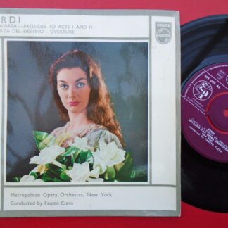 Fausto Cleva Verdi EP Philips ABE10088 EX/EX 1950s picture sleeve
