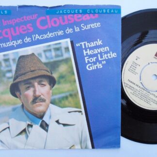 Inspecter Clousseau Thank Heaven For Little Girls 7" United Artists UP36406 EX/VG 1978 picture sleeve, there is dymo tape of front of sleeve