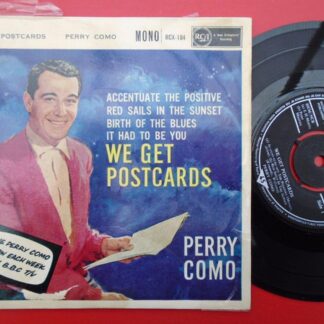 Perry Como We Get Postcards EP RCA RCX184 EX/EX 1960 picture sleeve