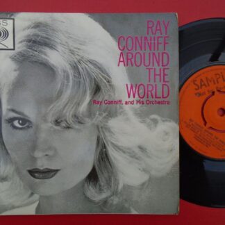Ray Conniff Around The World EP CBS AGG20043 EX/VG 1960s picture sleeve, Sample - Not For Sale is stamped on label and sleeve