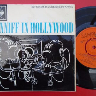 Ray Conniff Conniff In Hollywood EP CBS AGG20034 EX/EX 1963 picture sleeve, Sample - Not For Sale is stamped on label and sleeve