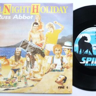 Russ Abbot All Night Holiday 7" Spirit FIRE6 EX/EX 1985 picture sleeve