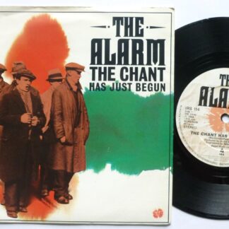 Alarm The Chant Has Just Begun 7" IRS IRS114 EX/VG 1984 picture sleeve