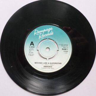 Amadeo Moving Like A Superstar 7" Rampage RAM1 VG 1978