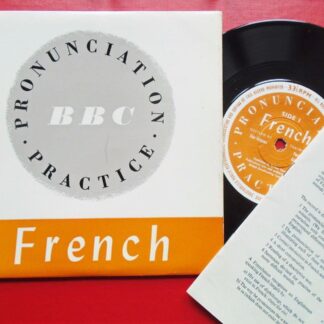 French EP Sydney Stevens Publications Ltd SSPL1 EX/EX 1950s picture sleeve, BBC French language instruction record, 33rpm