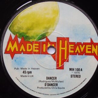 D'Dancer Dancer 7" Made In Heaven MIH100 EX 1975