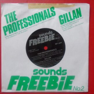Sounds Freebie No 2 flexi Virgin EX 1980s 7-inch flexidisc in picture sleeve with Professionals & Gillan