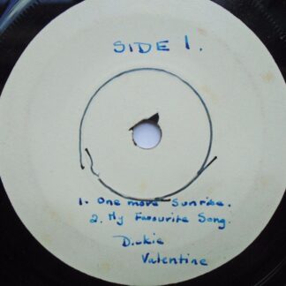 Dickie Valentine Dickie Valentine EP VV1120 VG 1950s handwritten white labels