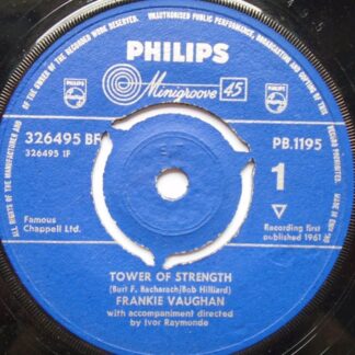 Frankie Vaughan Tower Of Strength 7" Philips PB1195 EX 1961