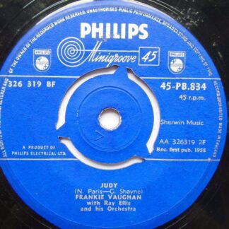 Frankie Vaughan Judy 7" Philips PB834 EX 1958