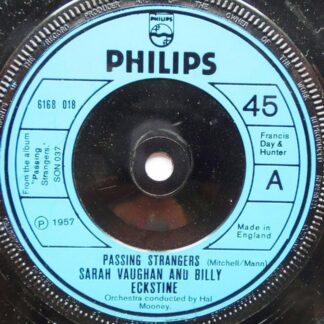 Sarah Vaughan & Billy Eckstine Passing Strangers 7" Philips 6168018 EX 1970s