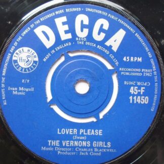 Vernons Girls Lover Please 7" Decca F11450 VG 1962