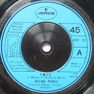 Village People YMCA 7" Mercury 6007192 EX 1978 blue label, French pressing